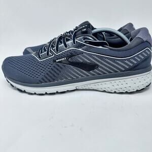 Mens Brooks Ghost 12 Running Shoes 1103161D075 Gray Black Sneakers Size 11.5